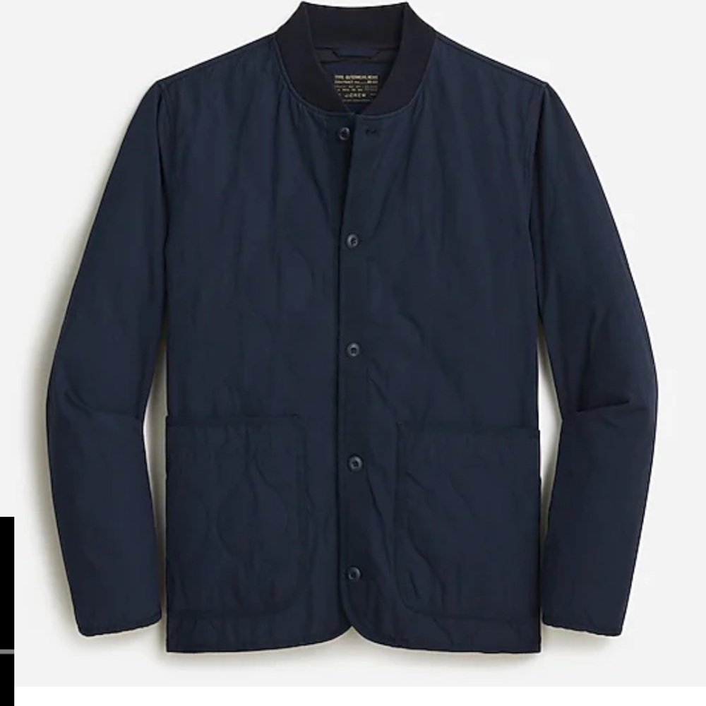 NWT Jcrew Onion-quilted insulated bomber jacket